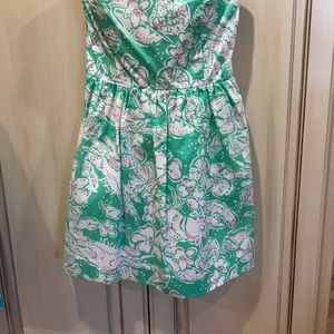 Lily Pulitzer strapless dress